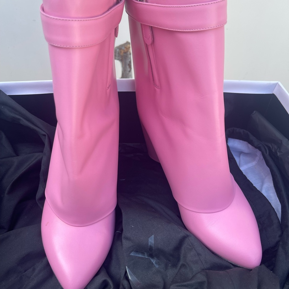 Givenchy Pink Heeled Boots